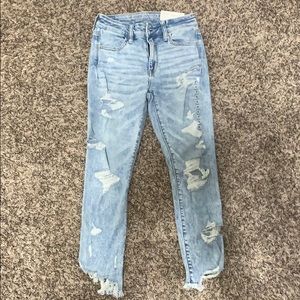 American Eagle - Size 4S - high rise jegging crop